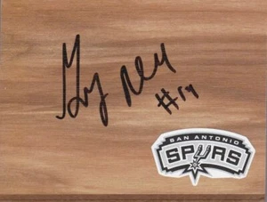 San Antonio Spurs Gary Neal Signed Floorboard COA - Picture 1 of 1