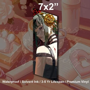 Calcomanía de vinilo impermeable Yor Forger Spy Waifu anime ventana coche peeker - Imagen 1 de 2