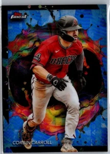 Corbin Carroll Rare Blue Refractor /99 - 2024 Topps Finest #280 Diamondbacks - Picture 1 of 2