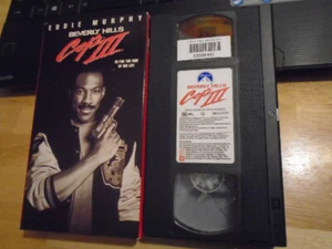 RARE OOP Beverly Hills Cop III VHS film 1994 Eddie Murphy eazy-e nwa SIDE LABEL - Picture 1 of 2