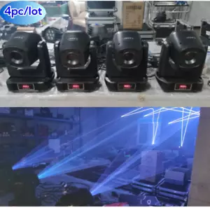 4pc/Moving Head Laser lights 2W RGB Animation Laser Light Disco DJ Moving Lights - Picture 1 of 11