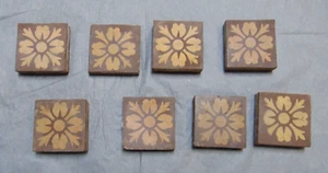 Encaustic Tiles Floor Border Antique Hall Gothic Path Motif ref 459 - Picture 1 of 3