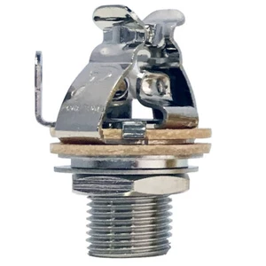 Pure Tone PTT1 Mono Multi-Contact 1/4" Gitarrenausgangsbuchse, Nickel - Bild 1 von 3