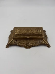 Vintage circa 1920 desk brass inkwell - Picture 1 of 8