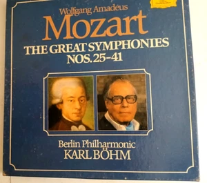VINYL MOZART SYMPHONIES #25-4- KARL BOHM -BERLIN- 7 NM - M CONDITION VINYLS - Picture 1 of 4