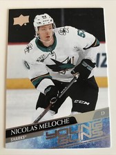 2020-21 NHL Card, Nicolas Meloche, Young Guns,UD2,Sharks