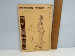 Vintage POLYNESIAN PATTERNS #164 Sheath MUU Uncut SIZE 12 - Picture 1 of 9