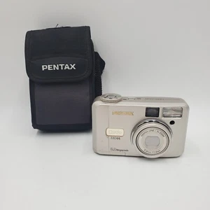 Pentax Optio 330GS Digitalkamera 3,2 Megapixel 3x Zoom 5,8mm-17,4mm 16mb Karte - Bild 1 von 12