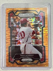 Mike Schmidt Orange Pulsar Holo /399 2024 Prizm Card #73 Philadelphia Phillies - Picture 1 of 3