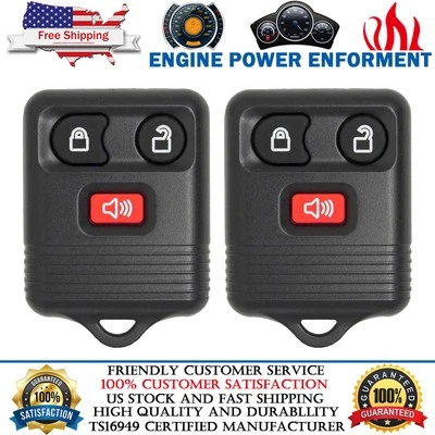 2 For 1998-2005 Ford F150 F250 F350 Keyless Remote Key Fob CWTWB1U212 CWTWB1U345 - Image 1 of 4