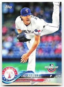 🔥 2018 Topps Opening Day #190 Cole Hamels - Picture 1 of 2