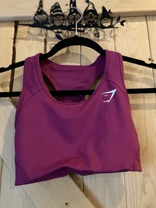 Sujetador deportivo Gymshark Fit sin costuras espalda deportiva púrpura para mujer talla XS - Imagen 1 de 5