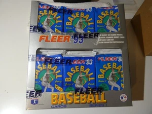 Fleer Baseball Factory 1993 Scatola sigillata per violoncello Jumbo 24 confezioni - Foto 1 di 2