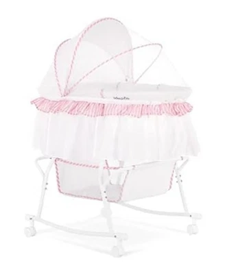 Cuna portátil 2 en 1 Dream On Me de encaje con cesta de almacenamiento Foto 1 de 4