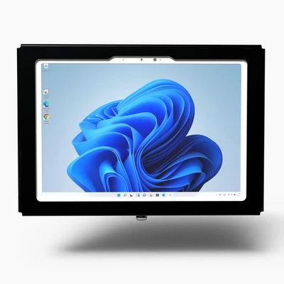 Locking Wall Mount Metal Enclosure for MS Surface Pro 3 4 5 6 7 - Kiosk, POS,... - Image 1 of 4