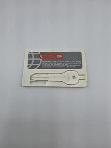 Geo Automotive Emergency Fold Out Wallet Key 1992 Geo Prizm - Bild 1 von 2