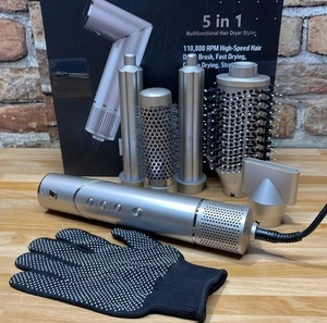 Hywestger 5 In 1 Multifunctional Hair Dryer Styler 110,000 RPM - Picture 1 of 5