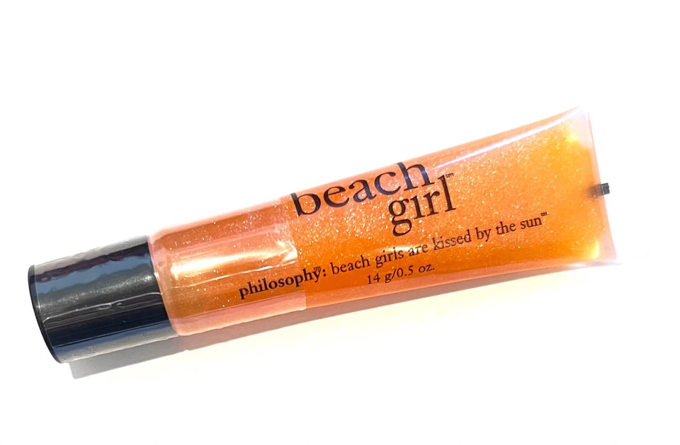 Philosophy Beach Girl Orange Slush Lip Shine Gloss .5oz New - Image 1 of 1