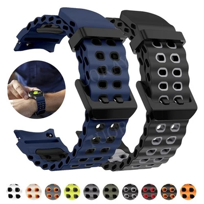 Watch Band For Samsung Galaxy Watch FE 7 6 5 4 40/44/47mm Silicone Wrist Strap - Image 1 of 4