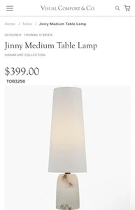 Visual Comfort Jinny Medium Table Lamp by Thomas O’Brien TOB3250 - Picture 1 of 5