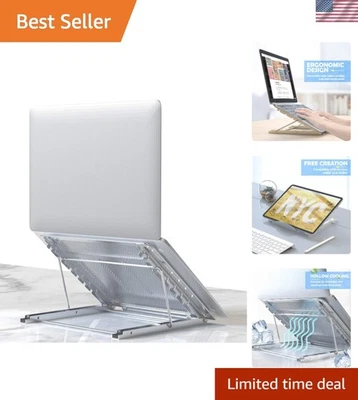 Универсальная легкая подставка для ноутбука - складная и эргономичная для максимального комфорта - Изображение 1 из 4