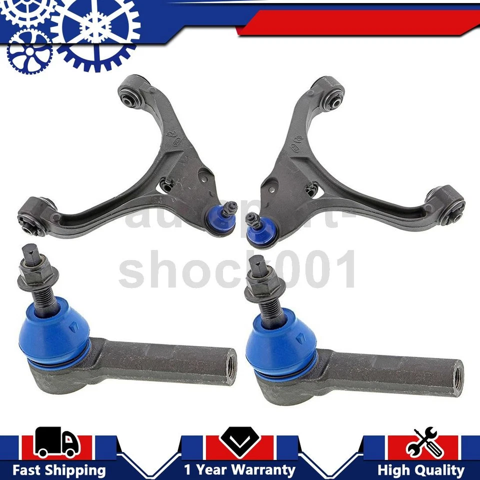 4 Braço de controle dianteiro externo inferior Mevotech extremidade da haste de amarração para Dodge Dakota 2010 2009 - Imagem 1 de 4