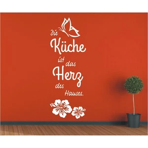 WANDTATTOO Küche Herz des Hauses Wandsticker Sprüche Wandaufkleber Sticker 13 - Bild 1 von 11