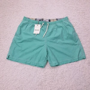 Barbour Swim Trunks Mens Extra Large Green Shorts Summer Beach Casual - Picture 1 of 8