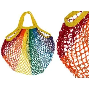 Neu Einkaufsnetz mit Griff Regenbogen Out of the rainbow Cottan 40x60cm NEU OVP - Bild 1 von 3