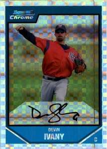 2007 Bowman Chrome Prospects X-Fractors #BC191 Devin Ivany /250