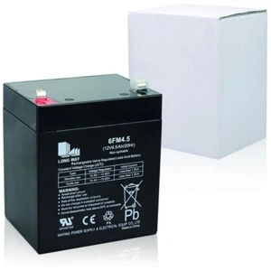 Batteria Ricaricabile Piombo-Acido 12V 4.5Ah Long Way 6FM4.5 Ups Allarmi linq - Foto 1 di 1