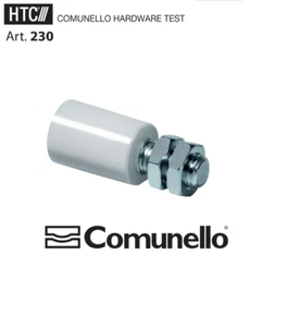 RULLO OLIVA 40mm NYLON CON DADI PER GUIDA CANCELLO SCORREVOLE - COMUNELLO - Imagen 1 de 4