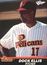 1989-90 T/M Senior League #33 Dock Ellis - NM-MT