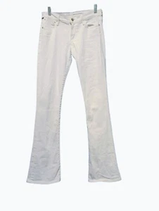 CITIZENS OF HUMANITY "Emannuelle" Jeans Slim Bootcut Sea Salt White Stretch  24 - Picture 1 of 5