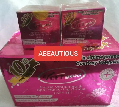 2X Veet Gold Dark Spot Cream SPF18