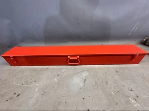 Vintage Snap-On Metal Chest Tool Box 44" Long Factory Issue Candy Apple Red KRA - Picture 1 of 19