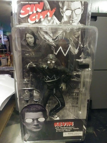 NECA FRANK MILLER'S SIN CITY SERIES 2 KEVIN BLACK & WHITE ACTION FIGURE Cover