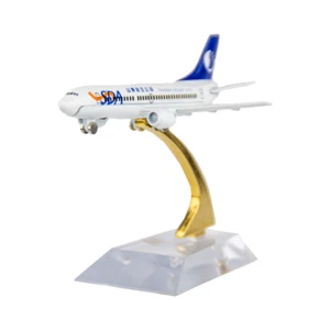 Super Rare Vintage Shandong Airlines B-7373 Boeing 737 1:600 Model Airplane - Picture 1 of 12