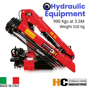 **NEW** HC43 ITALIAN KNUCKLE BOOM CRANE HIAB 035 - MAXILIFT PALFINGER BONFIG PM - Picture 1 of 3