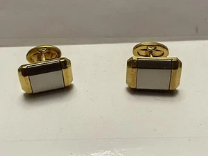 Seltene Donald Trump Signature Collection Silber und Goldfarbene Manschettenknöpfe - Bild 1 von 2
