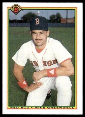 Mike Greenwell #274 1990 Bowman  Boston Red Sox - Image 1 of 2