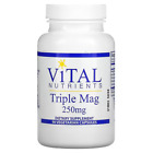 Vital Nutrients Triple Mag (Magnesium) 250 mg 90 caps exp 3/2026