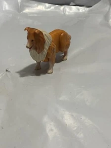 Vintage 1976 Fisher Price Adventure People Collie Dog Scout Action Figure #293 - Picture 1 of 6