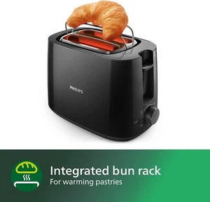 New Philips Toaster With Integrated Bun Rack , 8 Settings, Defrost, High Lift - Picture 1 of 9