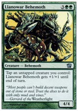 1x Llanowar Behemoth NM, English MTG 8th Edition