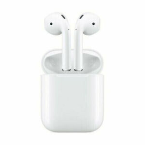 Apple Airpods 2nd Generation Bluetooth Earbuds Earphone White Charging Case US