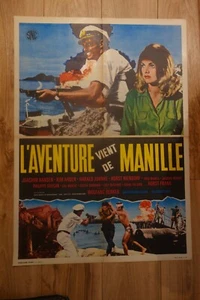 Altes Plakat (Affiche) Kino Film Frankreich L'AVENTURE VIENT DE MANILLE H.Juhnke - Foto 1 di 1