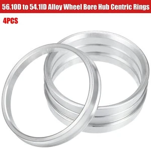 4pcs 56.1OD to 54.1ID Aluminum Alloy Wheel Bore Center Spacer Hub Centric Rings - Picture 1 of 12