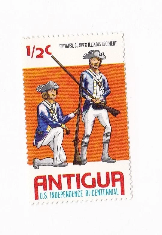 Estampilla postal antigua vintage 1/2c EE. UU. Independencia Bicentenario Foto 1 de 1