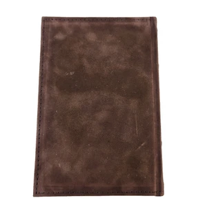 Hardcover Notebook 4.5"x6.5" Velveteen Soft Journal Chocolate Brown Lined Pages - Picture 1 of 4